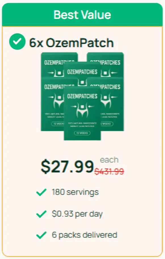OzemPatch  price 