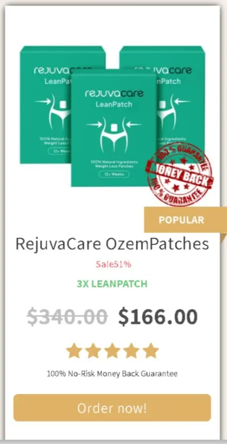Rejuva Ozempatch best offer price