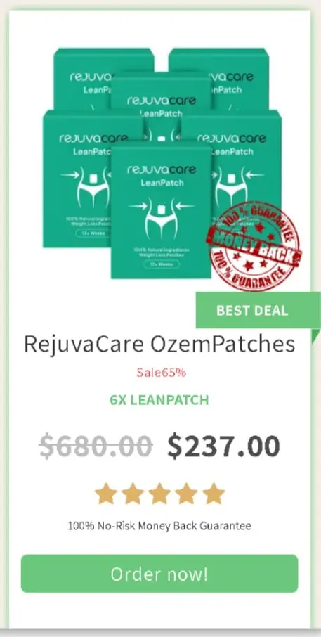 Rejuva Ozempatch best offer package price